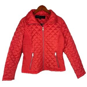 Marc New York Andrew Marc‎ Light Puffer Jacket Woman's Small Coral Color GC